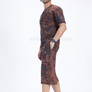 Factory Direct Supply Men Wear <b>Tie</b> Dye Shorts Set Cotton <b>Polyester</b> Made Men <b>Tie</b> Dye Shorts Set - Product Image 5