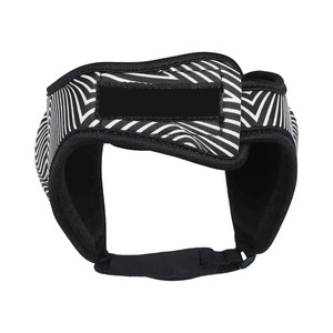 Protège-tête de boxe rayé avec aérations, protection de la tête en EVA pour adultes, unisexe, fermeture auto-agrippante - Product Image 3