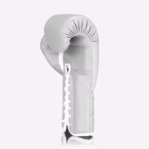 Gants de boxe de haute qualité en cuir véritable 100% avec logo personnalisé et lacets - Product Image 4
