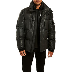 Professional <b>Men's</b> Multi-Season Puffer <b>Jacket</b> Waterproof Hooded Polyester/Nylon Coat Thickened Thermal Quilted Parka - Product Image 4