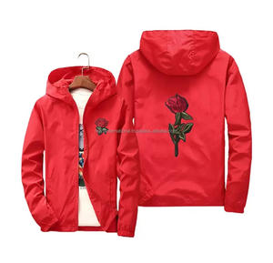 Blouson d'hiver en polyester avec broderies appliquées et boutons, unisexe - Product Image 2