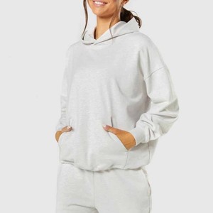Ensemble sweat à capuche unisexe oversize 2026 – Couleur unie, molleton de coton, décontracté, pour l'automne, avec poches, respirant, coupe classique - Product Image 5