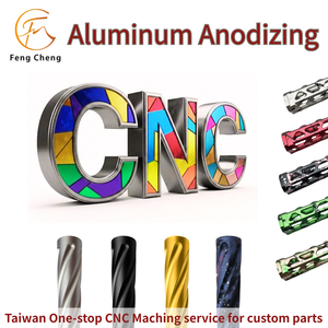 Servicios de mecanizado CNC personalizados en Taiwán para aluminio, modelo SQB, acabado de precisión en todos los colores - Product Image 1