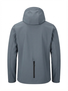 Blouson Bomber Softshell Homme Écologique Imperméable Coupe-Vent Entièrement Zippé pour Extérieur et Streetwear Printemps – Vente en Gros - Product Image 2