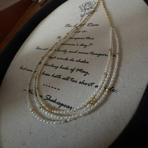 Collar de Perlas de Agua Dulce Kexu Keshi de Estilo Retro Francés Versátil, Diseño Multicapa de Nicho - Product Image 2