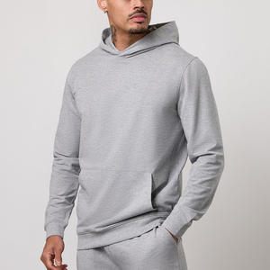 Sweat à capuche oversize de haute qualité à épaules tombantes, personnalisable avec logo, en coton pur, pour hommes - Product Image 1