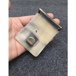 Boucle de ceinture Kilt Thistle écossais pour hommes, boucles de ceinture Highland, accessoires vintage en laiton antique - Product Image 2