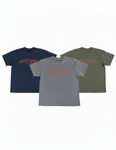เสื้อยืดสีพื้น 240 GSM สกรีนโลโก้ตามสั่ง สินค้าขายดี ผ้าฝ้าย 100% ขั้นต่ำสั่งซื้อน้อย ระบายอากาศได้ดี ทรงหลวม - Product Image 3