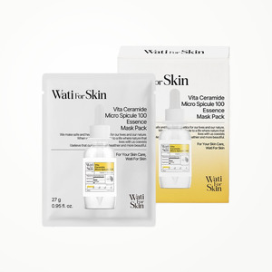 แผ่นมาส์กหน้าเกาหลี แก้วสกิน Whatiforskin Vita Ceramide micro Spicule 100 Essence Face Mask 10 ชิ้น แผ่นมาส์กหน้าเกาหลี - Product Image 2