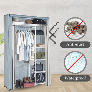 ตู้เสื้อผ้าผ้าน้ำหนักเบาสำหรับจัดเก็บในบ้าน - Product Image 5