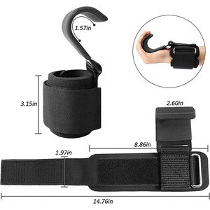 Bandes de poignet élastiques de qualité supérieure pour la musculation avec boucles de pouce auto-adhésives, logo personnalisé, caractéristiques de protection, fermeture auto-agrippante - Product Image 4