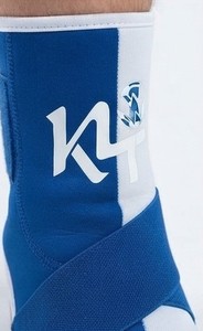 Blue Neoprene Adjustable <b>Ankle</b> <b>Support</b> Brace Breathable Hook Loop Closure for <b>Ankle</b> Stabilization Sprain Protection Unisex Sport - Product Image 4