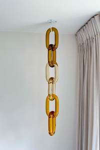 Cadenas de resina, decoración de pared de resina, arte en resina, decoración de lujo con cadenas de resina - Product Image 6