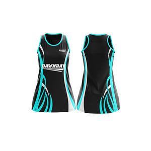 Camiseta de netball personalizada con nombre y número |   Uniforme de Netball Sublimado con Logotipo, Nombre y Número del Equipo |   Poliéster Transpirable - Product Image 2