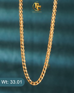 Cadena de Oro Sólido de 22K Estilo París, Collar Clásico de Eslabones para Hombres y Mujeres, Joyería Fina para Uso Diario, Regalo para Bodas y Fiestas - Product Image 2