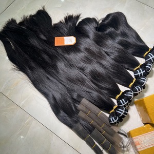 Envío Inmediato: Paquetes de Cabello Remy Virgen Vietnamita 100% Natural, Sin Procesar, Doble Trama a Máquina, Calidad 12A con Cutícula Intacta - Product Image 1