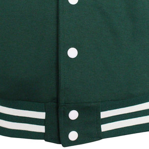 High Quality <b>Men</b> Varsity Jacket 100% Fleece Patchwork Chenille Embroidery Lightweight Letterman Jacket Customized Logo Printing - Product Image 6