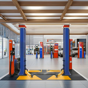 Écarteur de pneus manuel en acier au carbone robuste avec plateforme pivotante - Product Image 1