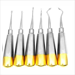 ชุดเครื่องมือถอนฟันระดับพรีเมียม พร้อมด้ามจับแบบแมนนวล ประกอบด้วย 6 อีเลเวเตอร์ 2 คีมถอนรากฟัน ปลายงัดรากฟัน ได้รับมาตรฐาน CE โดย Dentavex - Product Image 5