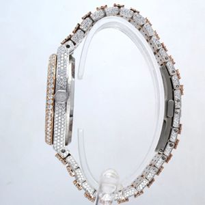 Reloj de Alta Calidad Personalizado con Diamantes Cultivados en Laboratorio, Reloj de Acero Inoxidable de la Mejor Calidad para Hombre - Product Image 5