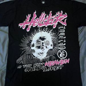 T-shirt Hell Star pour homme, style streetwear oversize, haute qualité, 100% coton, hauts unisexes formels, vente en gros, commande en gros, faible MOQ - Product Image 4