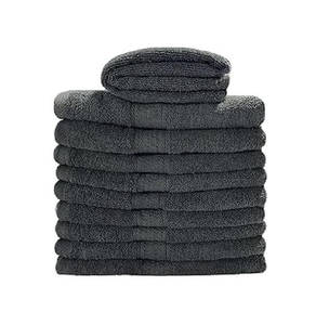 Toalla Facial de Lujo para Spa, de Algodón Gris, Tejida, Suave, de Secado Rápido, para Uso en Salones de Belleza - Product Image 1