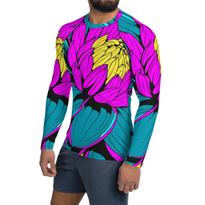 Nouveaux Rash Guards à manches longues pour hommes, vêtements de sport, impression de logo personnalisée, respirant, léger, séchage rapide, durable - Product Image 3
