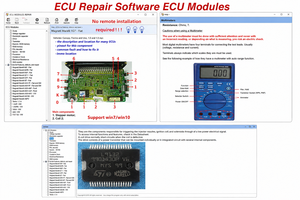 Conexión de Pinout de ECU 4 en 1 para Principiantes en Diagnóstico Automotriz: Hoja de Datos de ECU 2.0 + Módulos de Reparación de ECU + Archivo PDF de Pinouts de ECU - Product Image 3