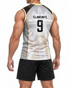 ชุดบาสเก็ตบอล CLAW INTL แบบ unisex พิมพ์ลายดิจิทัล ผ้าโพลีเอสเตอร์ ระบายอากาศได้ดี เสื้อเจอร์ซีย์ผู้ใหญ่ กางเกงขาสั้นไร้ตะเข็บ หมายเลข 9 - Product Image 5