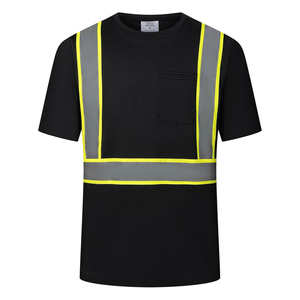 Chemises de sécurité haute visibilité pour hommes et femmes, classe 1, manches longues, réfléchissantes, durables, certifiées ANSI, logo personnalisé, imperméables - Product Image 1