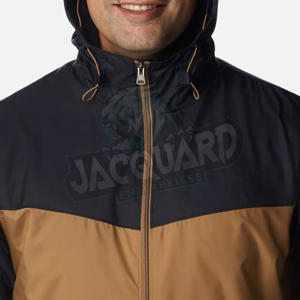 Chaqueta Cortavientos para Hombre con Capucha Ajustable, Resistente al Agua, para Viajes y Deportes - Product Image 3