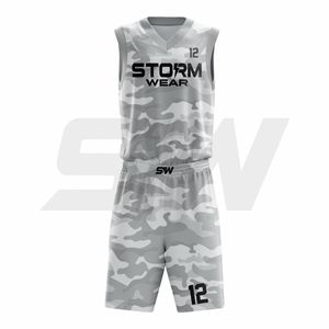 Best Quality Basketball Uniform Sets Men's Breathable Quick Dry Basketball Jersey and Shorts Sets Sports Wear Basketball - Product Image 5
