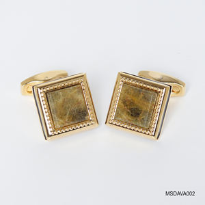 [Exclusivo] Gemelos de Cuarzo Rutilado con Detalles en Oro - Hechos a Mano con Oro de 18K y Cristal Natural |   Colección Tinh Vu Feng Shui - Product Image 1