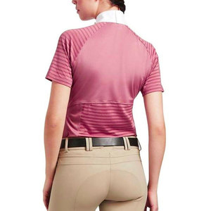 Econex Sports OEM Chemise d'équitation pour femme, respirante, en tricot de spandex haute densité, imprimée par décharge, manches longues, taille mi-haute - Product Image 2