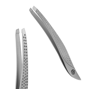 STAHLMANN PRO High Quality Durable Precision Eyebrow Tweezers Stainless Steel Clip Slanted Tip Classical/Fashion <b>Makeup</b> <b>Tool</b> - Product Image 2