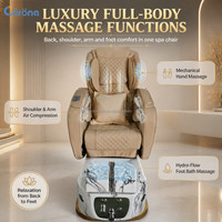 Matériel de salon de manucure, équipement de soin des pieds avec massage électrique, chaise de spa pour manucure et pédicure avec jet magnétique