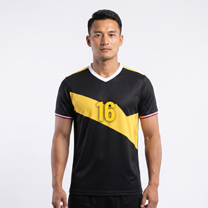 Camiseta de Fútbol con Cuello en V para Hombre, Impresión Sublimada, Transpirable, 100% Poliéster, Ropa Deportiva, Camisetas de Fútbol - Product Image 6