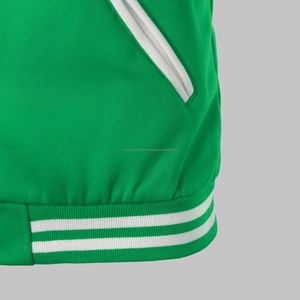 Chaqueta de invierno gruesa de peso pesado con logotipo bordado personalizado de alta calidad, lona de lana de algodón para hombres y mujeres, estilo universitario - Product Image 5