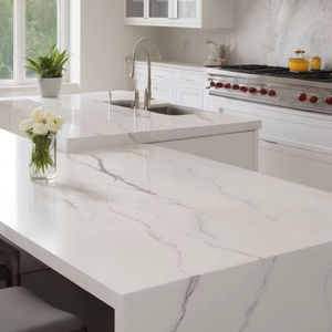 Encimera de Cocina de Superficie Sólida de Mármol Natural Moderno de Primera Calidad - Product Image 1