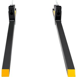 Forche a pinza per pallet per impieghi gravosi, capacità 2000 libbre, 60 pollici, attacco per caricatore frontale per trattore/caricatore a forche - Product Image 6