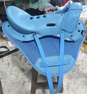 Sillín de Resistencia para Caballo de Calidad Inglesa con Almohadilla, Duradero y Atractivo, con Correas de PVC, Estructura de Fibra Similar al Modelo Setzi - Product Image 3