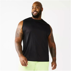Débardeur d'entraînement en maille extensible Spandex, col rond, couleur unie, pour le fitness et le sport - Product Image 5