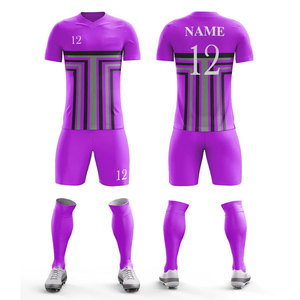 Uniformes de Fútbol Personalizados al por Mayor, Conjuntos de Camiseta y Pantalones Cortos Transpirables, Ropa de Entrenamiento Deportiva - Product Image 4