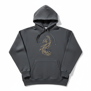 Sweat à capuche tendance de haute qualité, OEM, pull-over uni, teint, lourd, avec logo imprimé, en coton, surdimensionné, personnalisé, unisexe - Product Image 5