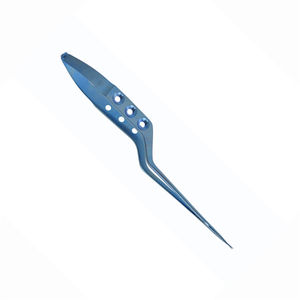 Microtijeras de Bayoneta Recubiertas de Azul, Acero Inoxidable, Instrumento Quirúrgico Manual para Sostener Agujas Oftálmicas, CE ISO OEM - Product Image 5