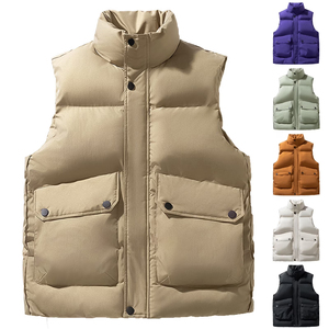 Water-Resistant Lightweight puffer Glossy Puffer Jacket <b>Vest</b> Custom logo Waterproof Shiny Bubble Unisex <b>Vests</b> With Hoodie - Product Image 6
