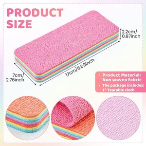 Spugna in Microfibra a 12 Strati, Blocco Spugna Anti-Graffio per Cucina, Facile Pulizia con Rivestimento Multicolore - Product Image 3