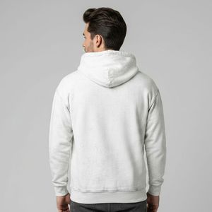 Sudadera con Capucha para Hombre, Lavado Ácido, Invierno, Color Sólido, 100% Poliéster, Impresión Digital Personalizada, Ecológica - Product Image 6