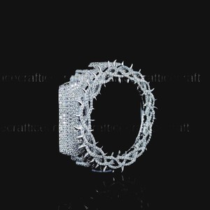 Montre personnalisée GA2100 Ice Phantom, boîtier en métal haut de gamme, style diamant entièrement serti, montre tendance hip-hop - Product Image 4
