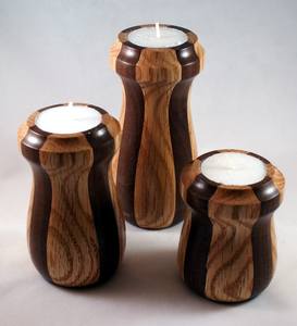 Handmade Wooden <b>Candle</b> Holder with Natural Finish Rustic Style Decorative Wooden <b>Candle</b> Holder for Living Room and Bedroom Decor - Product Image 1